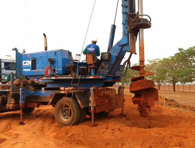 Perfuração de Estacas para Fundação